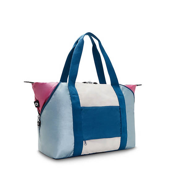 Torby Tote Kipling Art Medium ART Medium Turkusowe Szare | PL 1455NW